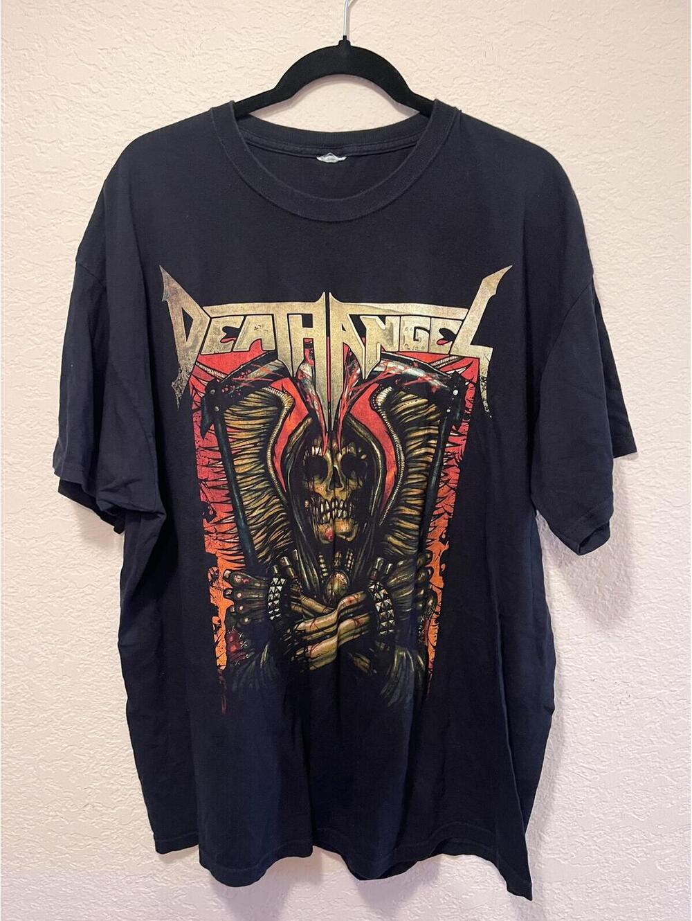 Death‎ Angel The Bay Strikes Back 2022 Tour Black Graphic TSh